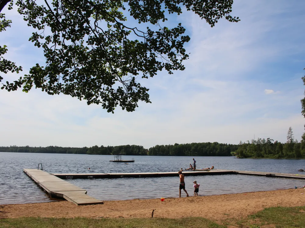 Badplats i Yxnanäs - Djupasjön