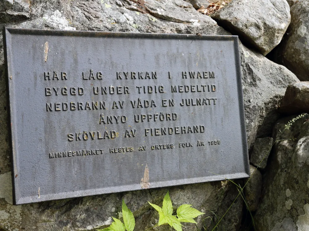 Der Kirchenplatz in Bosgård